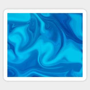 Blue Ocean Waves Sticker